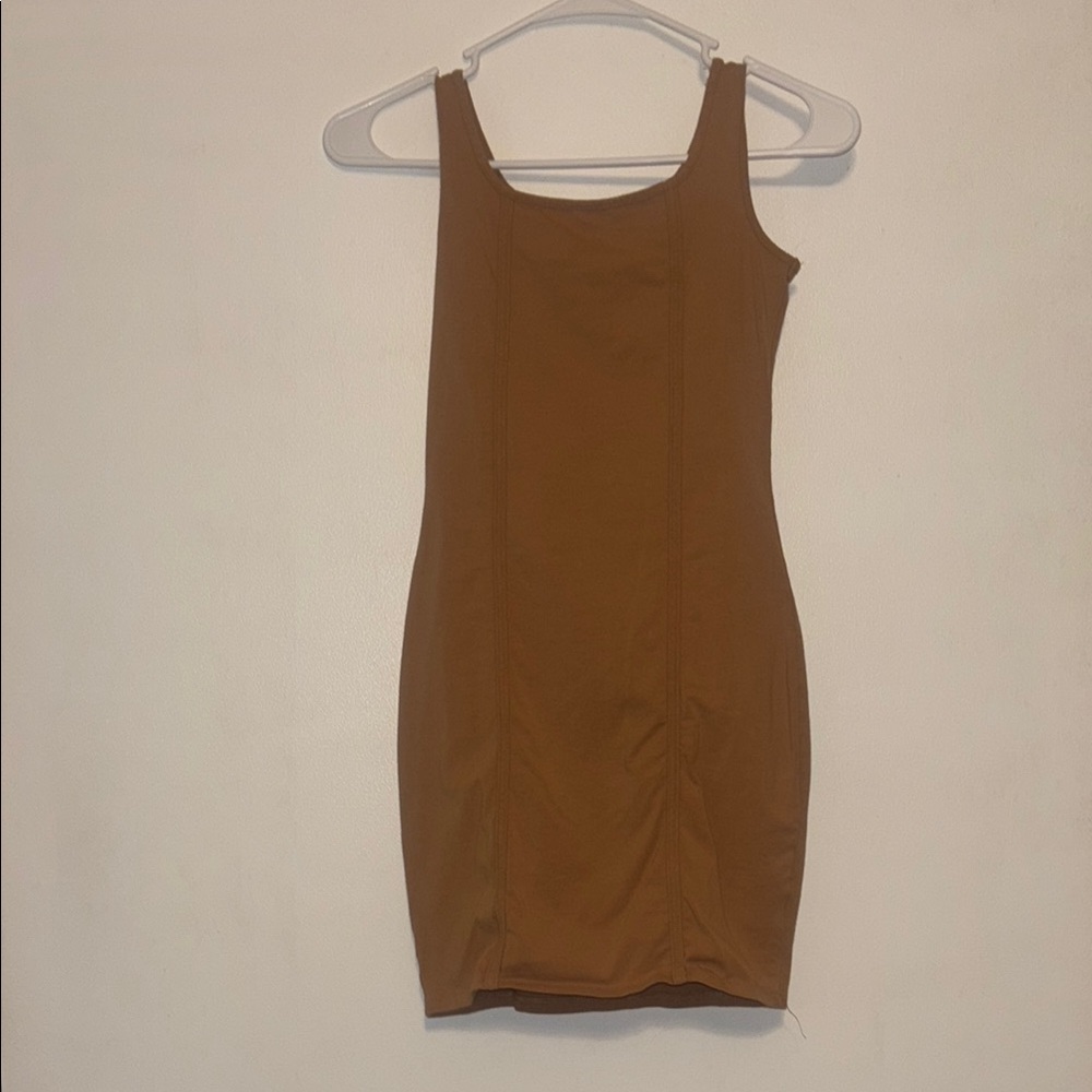 Wild Fable Brown Bodycon Mini Dress